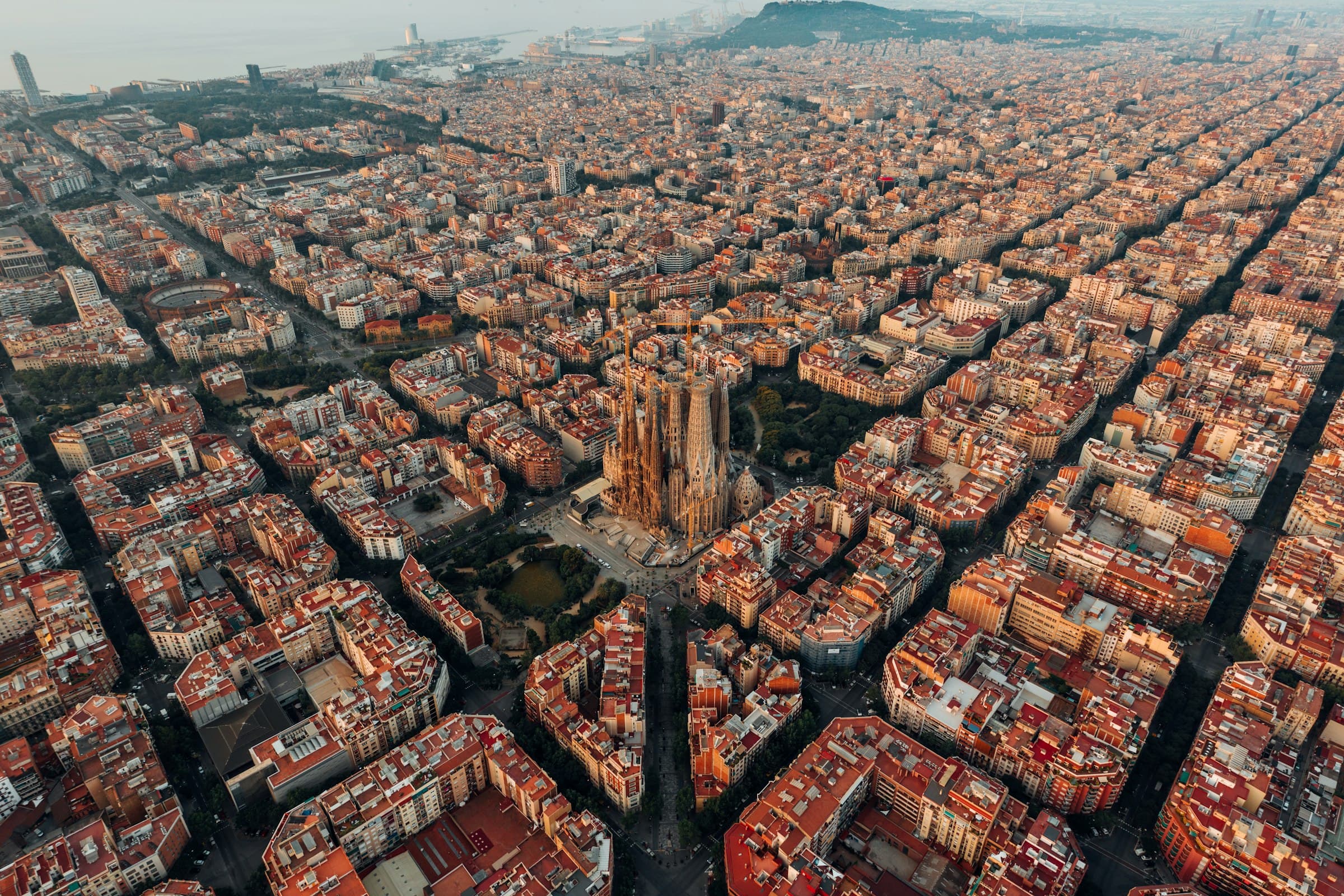 Barcelona desde el aire