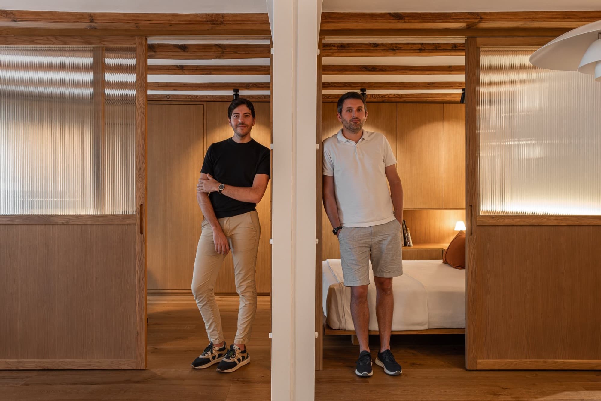 Pablo y Marc en uno de sus proyectos
