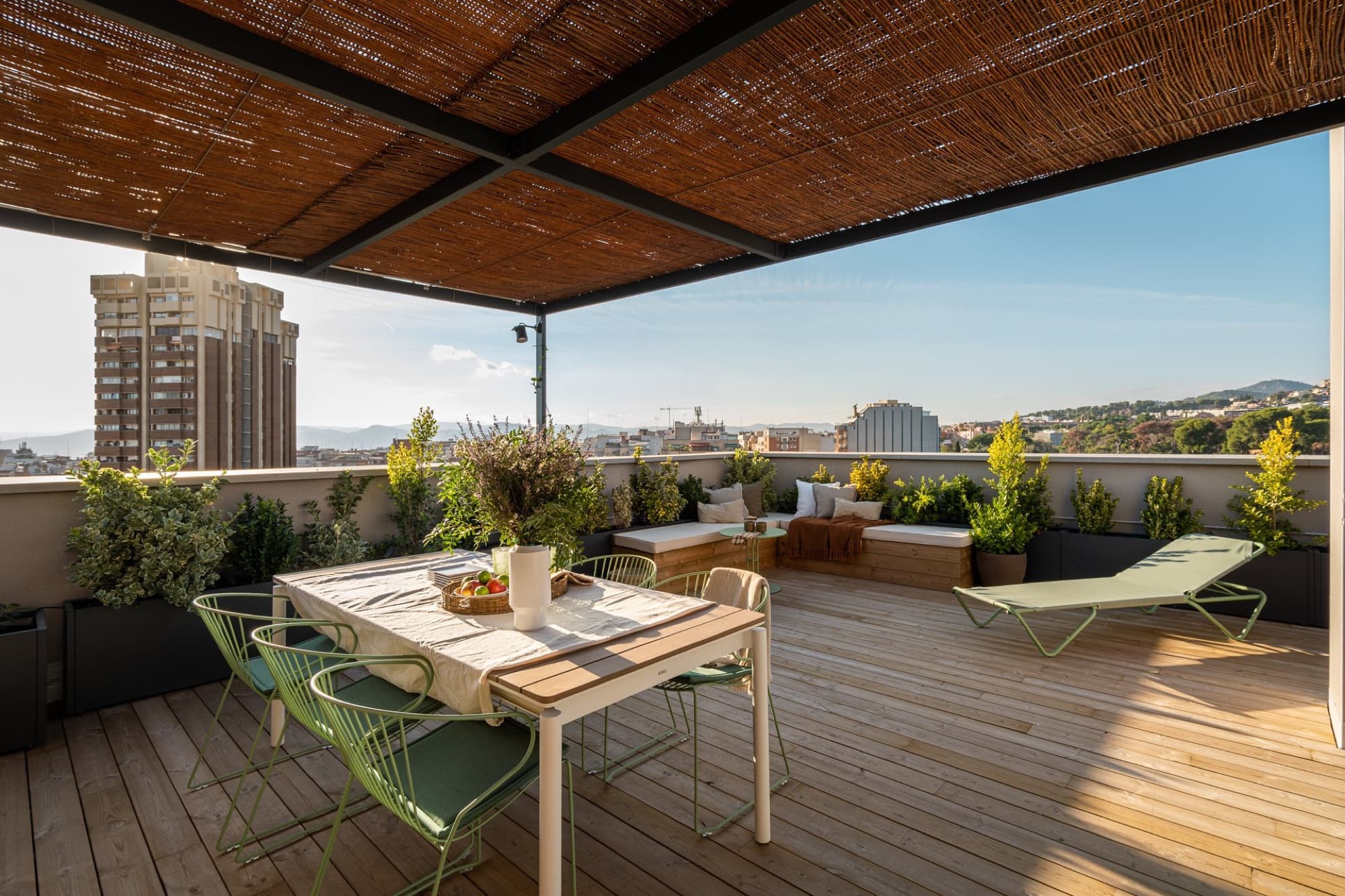 Terraza AA: terraza en ático en Esplugues